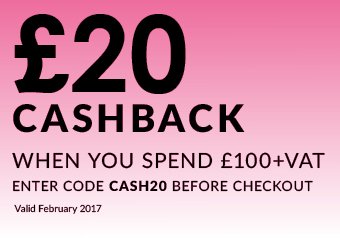 £20 cashback voucher