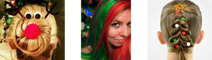 festive fun hair