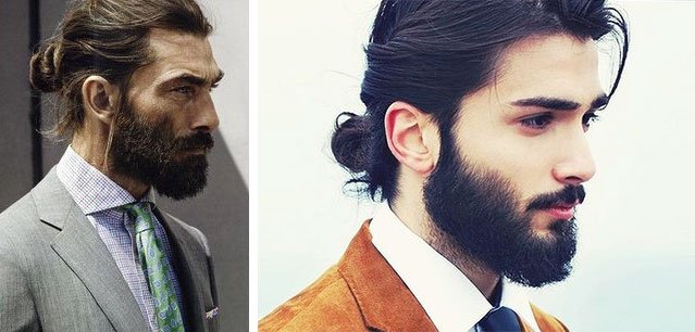 Man bun hair styles