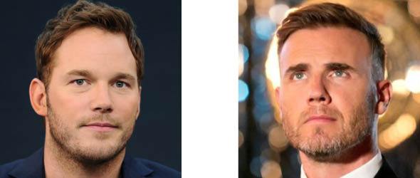 Chris Pratt and Gary Barlow