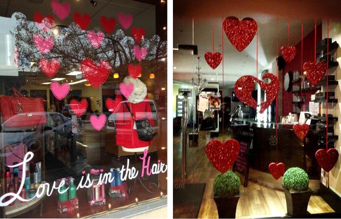 Valentine's shop front