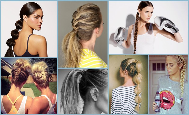Quick and easy workout hairstyles  3 Hairstyles for female athletes  Chez  Rama