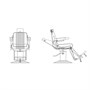 Takara Belmont Apollo 2 Barber Chair - SP-RH2 - Silver Hydraulic BaseAlternative Image3
