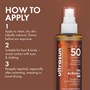 Ultrasun Body Tan Activator Spray Sunscreen SPF 50 200mlAlternative Image5
