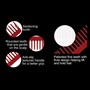 Head Jog ULTEM Giant Cutting Comb - RedAlternative Image1