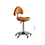 Medical & Beauty Arizona Stool With BackrestAlternative Image1