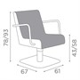 Salon Ambience Aria Hydraulic ChairAlternative Image1