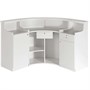 Salon Ambience Form Reception Desk - Wenge Side CabinetAlternative Image5