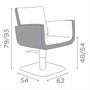Salon Ambience You  Hydraulic Styling Chair - Round Base + PumpAlternative Image3