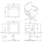 REM Evolution Hydraulic Chair - BlackAlternative Image3