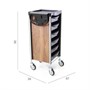 REM Apollo Lux Trolley with Heat Resistant Straightener Holster - Other ColoursAlternative Image3