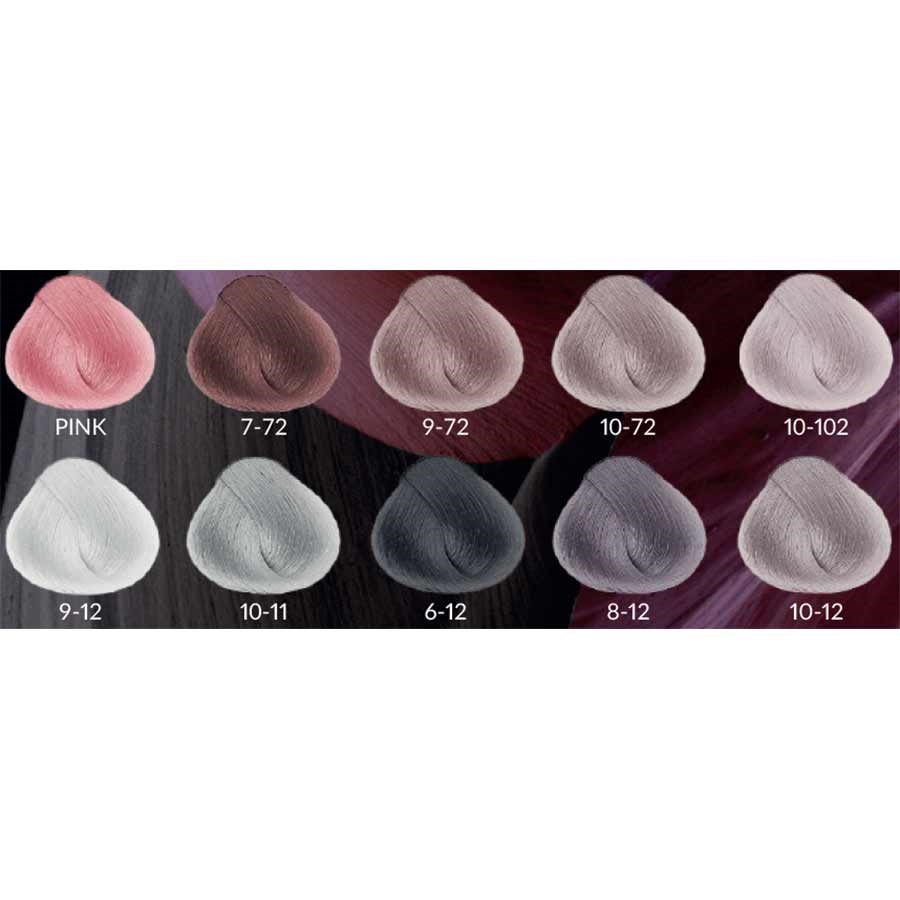 nxt colour 100ml metallic collection 10 12 platinum nxt semi permanent colour chart
