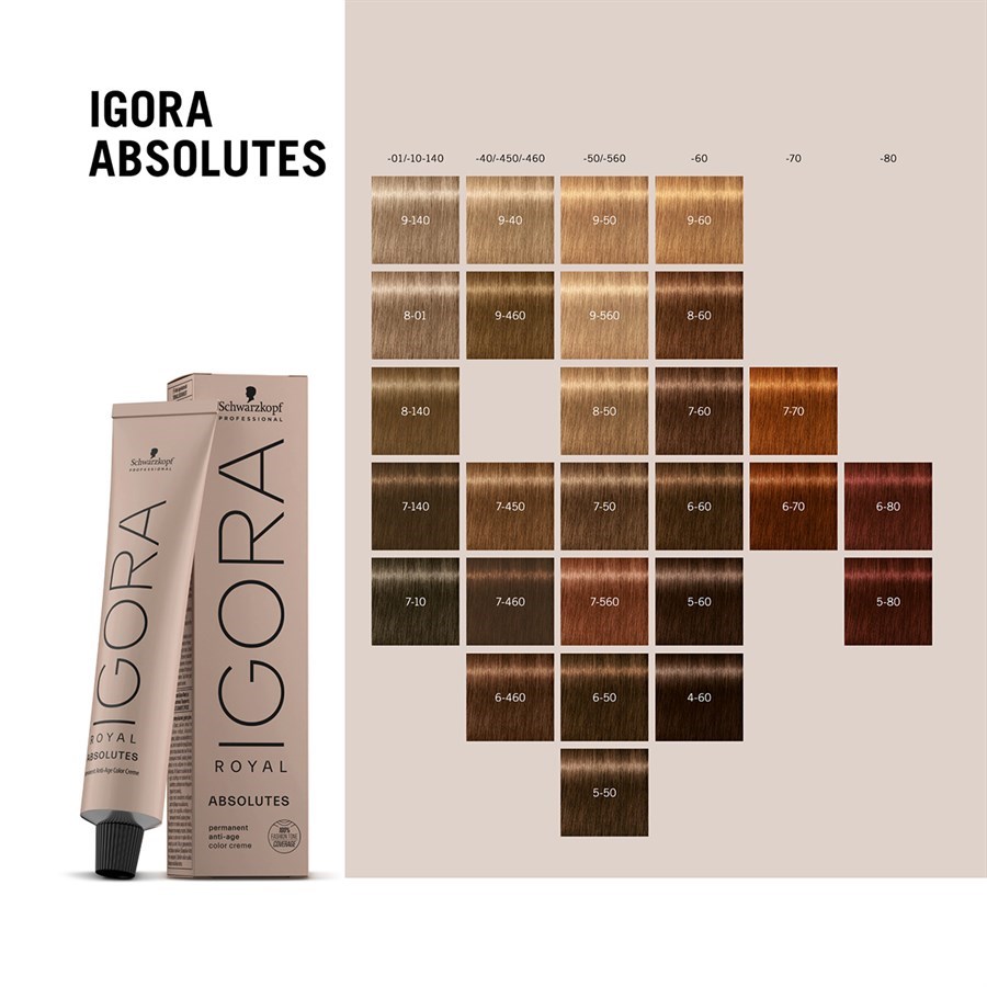 Schwarzkopf IGORA ROYAL Permanent Color Creme 60ml – Choose Your Shade!