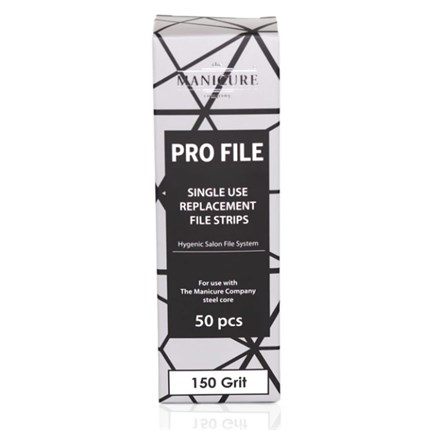The Manicure Company Replacement Nail File Strips - 150grit (Pack of 50)