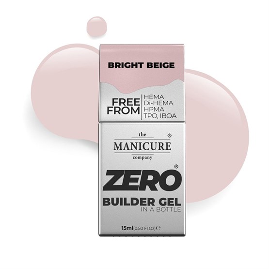 The Manicure Company Zero Builder Gel In A Bottle 15ml - Bright Beige