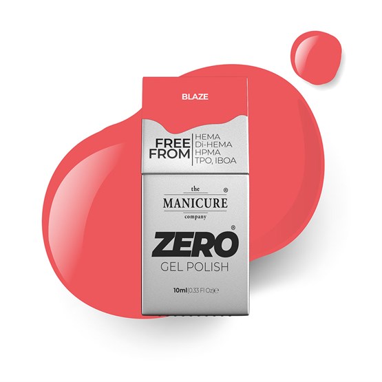 The Manicure Company Zero Gel Polish 10ml - Blaze