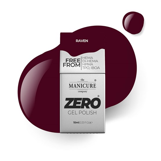 The Manicure Company Zero Gel Polish 10ml - Raven
