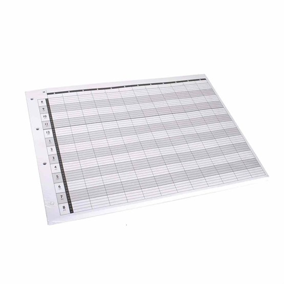 Agenda Loose Leaf Refill (12 Assistant) 4 Hole x100