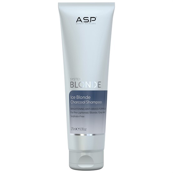 A.S.P System Blonde Ice Blonde Charcoal Shampoo 275ml