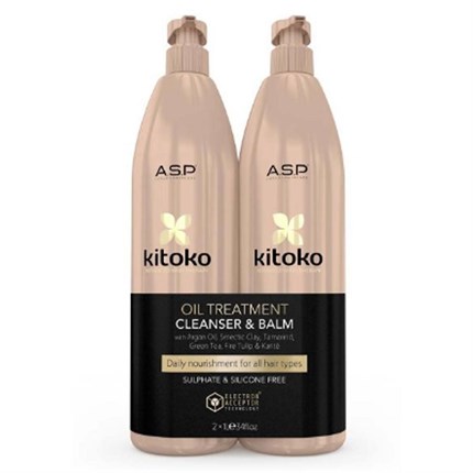 A.S.P Kitoko Oil Treatment Cleanser & Balm Duo