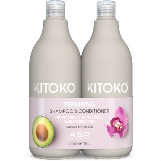 A.S.P Kitoko Repairing Shampoo & Conditioner Duo 1 Litre