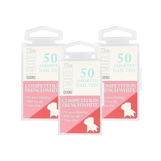 The Edge Competition Tips French White Pk50