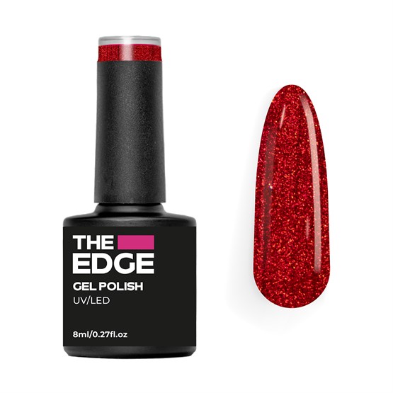 The Edge Special FX Gel Polish 8ml - Metallic Red