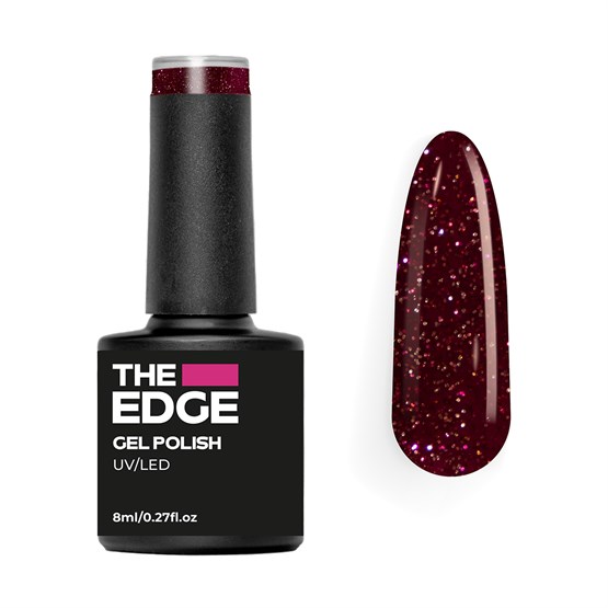 The Edge Gel Polish 8ml - Chestnut Glitter