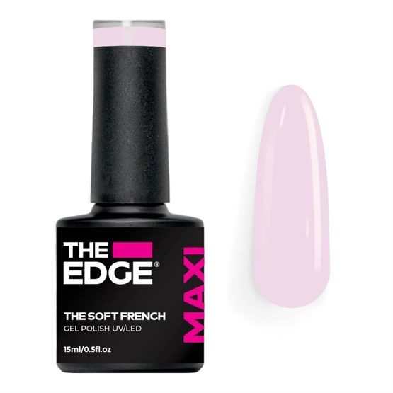 The Edge Maxi Gel Polish 15ml - Soft French