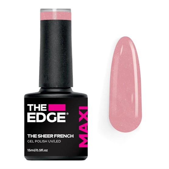 The Edge Maxi Gel Polish 15ml - Sheer French