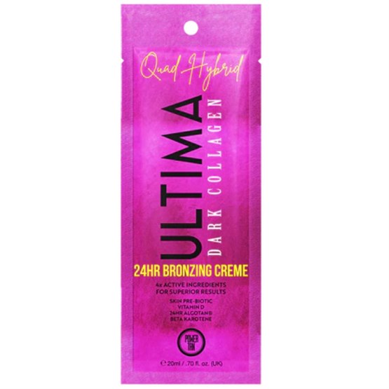 Power Tan Ultima Quad Hybrid Sachet 20ml - Dark Collagen