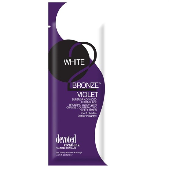 Devoted Creations White 2 Bronze Sachet 15ml - Violet
