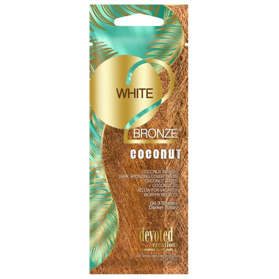 Devoted Creations White 2 Bronze Sachet 15ml - Coconut