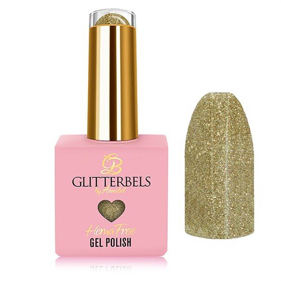 Glitterbels Hema Free Gel Polish 8ml - Champagne Sparkle