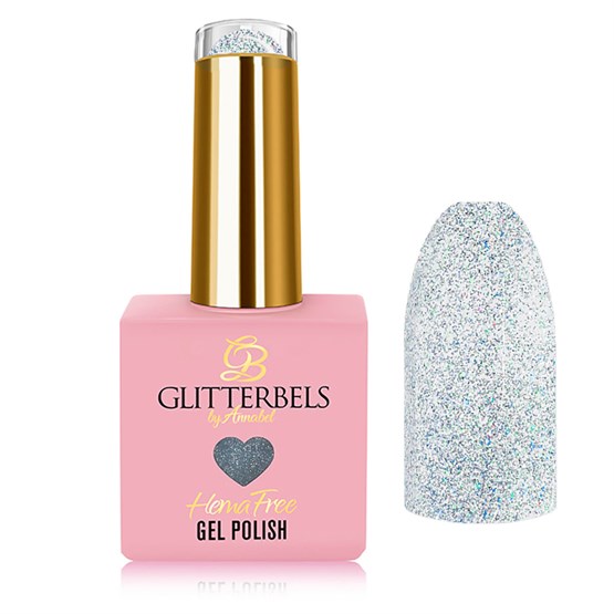 Glitterbels Hema Free Gel Polish 8ml - Glitter Ice