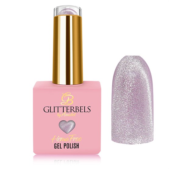 Glitterbels Hema Free Gel Polish 8ml - Celestial Summer - Lost In Lilac Magnetic