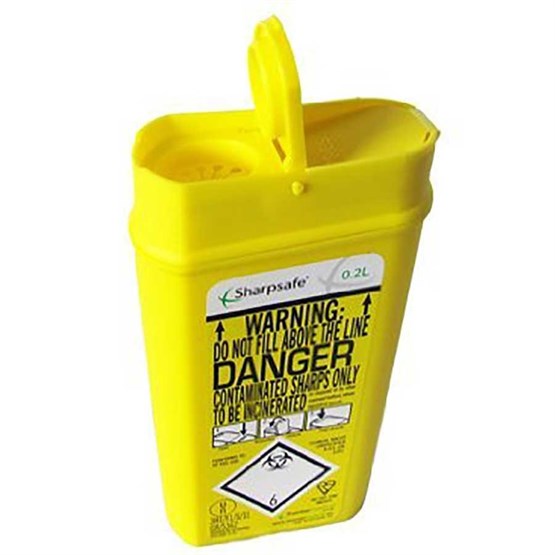 Sterex Sharps Box 0.2 Litre