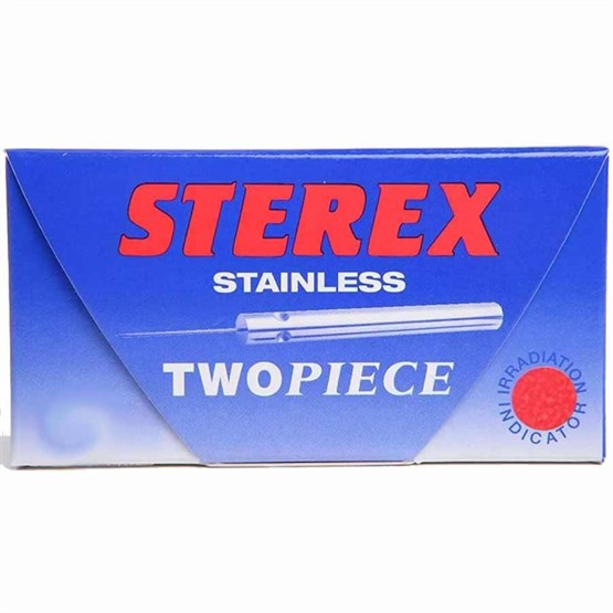 Sterex Two Piece Disposable Needles Regular Stainless Steel Pk50 - F6S