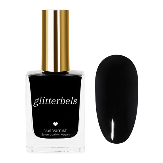 Glitterbels Nail Polish 15ml - Onyx