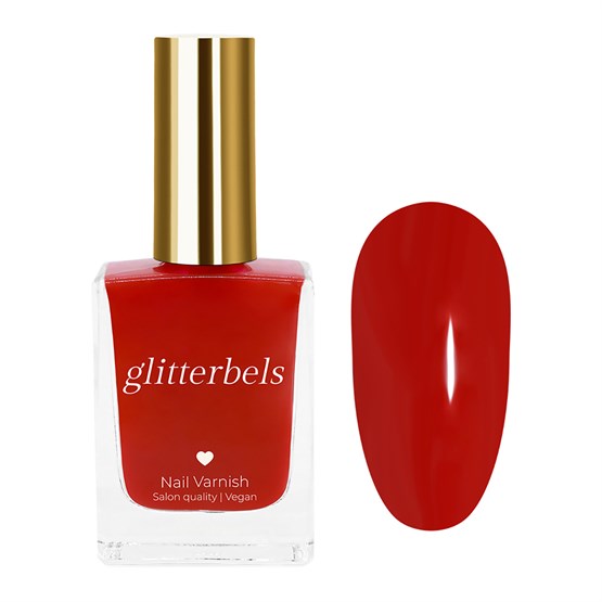 Glitterbels nail Polish 15ml - Marilyn Rouge