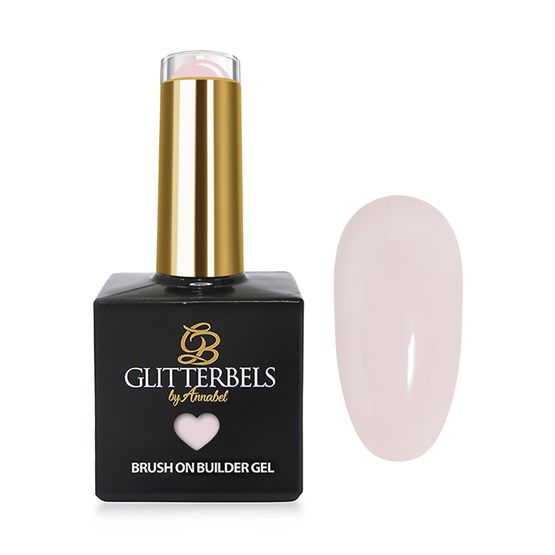 Glitterbels Brush On Builder Gel 17ml - Barefaced