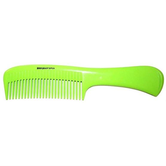 Denman Precision Rake Comb Lime Green 222mm