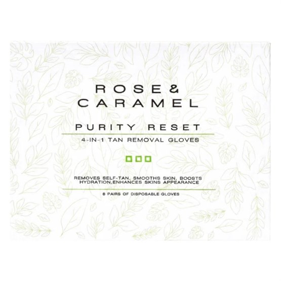 Rose & Caramel Purity Reset 4-in-1 Self Tan Removing Gloves
