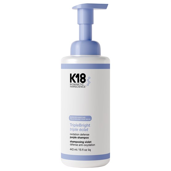 K18 TripleBright Oxidation Defense Purple Shampoo 443ml