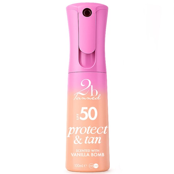 2bTanned Vanilla Bomb Protect & Tan Dry Mist SPF 50 100ml