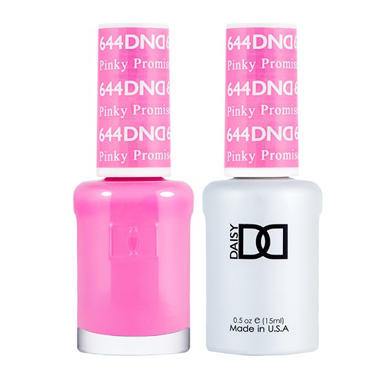DND Duo Gel & Nail Polish Set 2x 15ml - Pinkie Promise #644