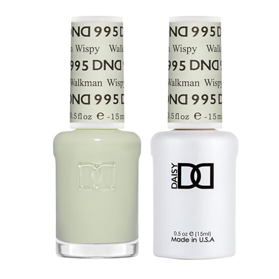 DND Duo Gel & Nail Polish Set 2x 15ml - Walkman Wispy #995