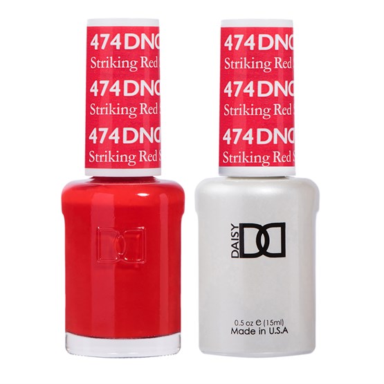 DND Duo Gel & Nail Polish Set 2x 15ml - Striking Red #816