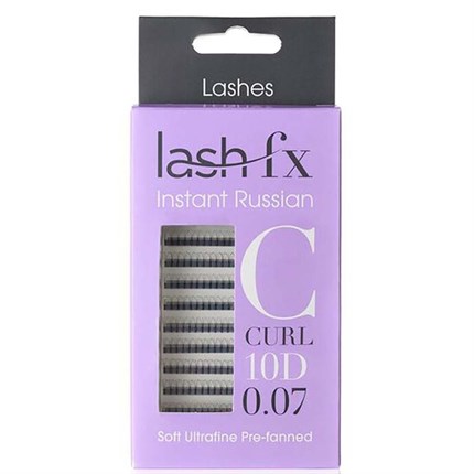 Lash FX Pre Fanned Russian Lashes - C Curl  0.07  10D - 13mm