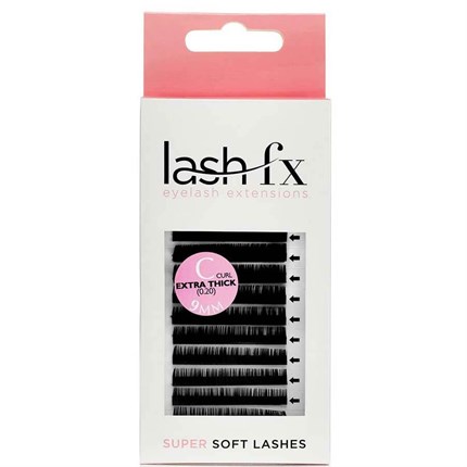 Lash FX Mink C Curl Lashes - Extra Thick (0.20) 12mm